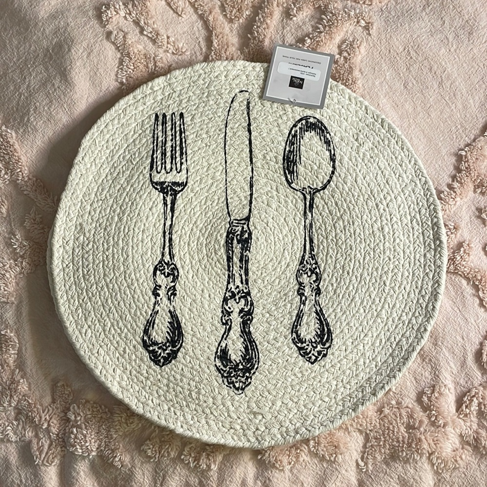 Cutlery Graphic Table Placemats